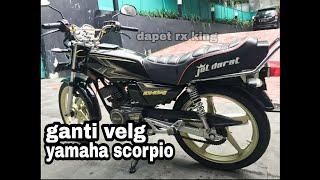 dapet rx king langsung masuk bengkel ganti velg scorpio screenshot 4