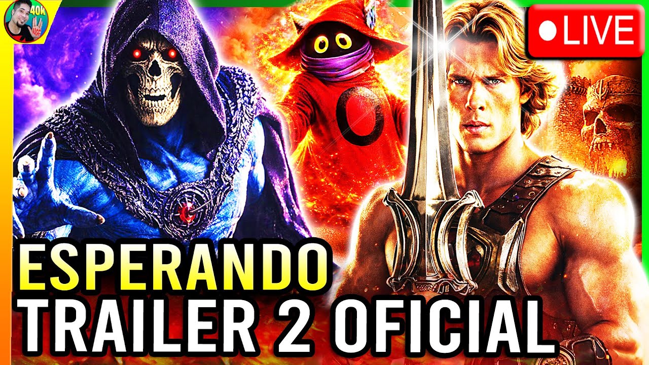 🚨 É HOJE! TRAILER 2 HE-MAN OFICIAL! QUE HORAS SAI TRAILER 2 HEMAN MESTRES do UNIVERSO DUBLADO 2026