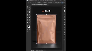 Photoshop Tutorial: Designing a Chips Packet Mockup Easily  #shortvideo #photoshopcafe