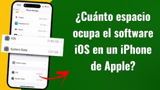 ¿Cuánto espacio ocupa el software iOS en un iPhone de Apple? screenshot 5
