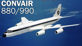 Convair 880/990 Coronado:  un avión demasiado rápido