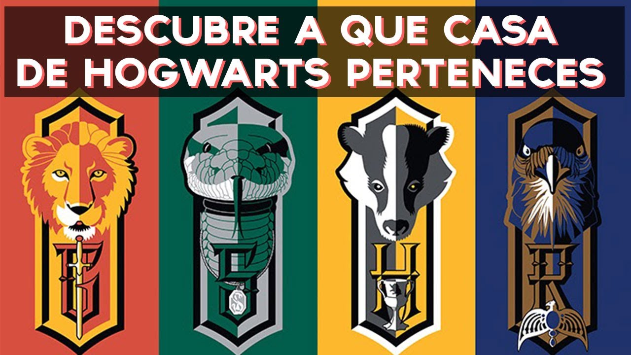 A que casa de Hogwarts (Harry Potter) perteneces? | Test Divertidos -  YouTube