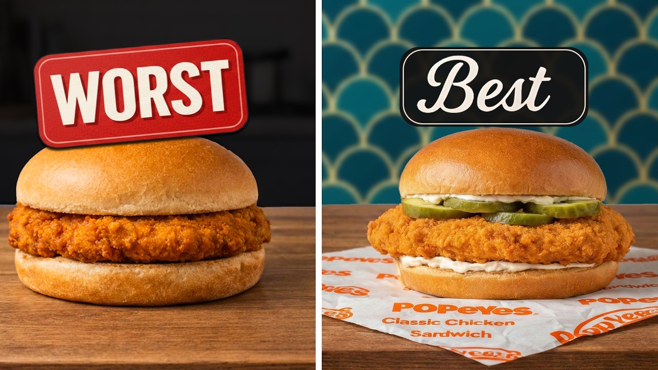 Chicken Sandwiches RANKED: 5 Worst to Skip (And 5 Best to Try)