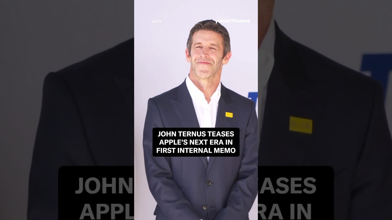 John Ternus teases Apple's next era in first internal memmo