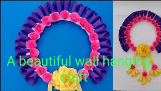 A wall hanging craft I diy