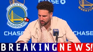 THE NOVEL IS OVER! KLAY THOMPSON'S DEPARTURE ANNOUNCED ON WARRIORS! SHOCKED THE NBA! WARRIORS NEWS!