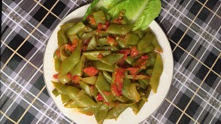 Стручковая фасоль с помидорами Стручковая фасоль с помидорами