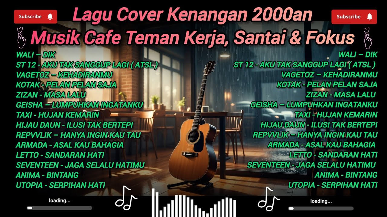 Lagu Cover Kenangan 2000an | Musik Cafe Teman Kerja, Santai & Fokus