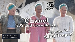 Chanel Coco Beach 2022 New Summer Pearl Bags, 2-in-1Tweed Mini, Denim &  RTW 22M Collection Shopping 