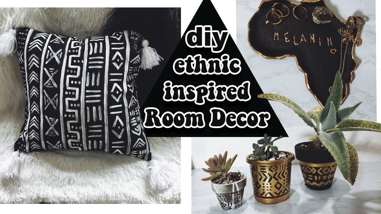 Diy Ethnic Inspired Room Decor Black History Month Youtube