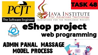 Web Project Task 48| java institute |  1st Year | e shop @javainstituteforadvancedte1415