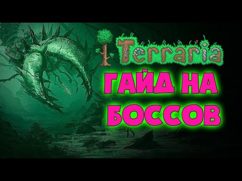 ВСЕ БОССЫ В ТЕРРАРИИ // ГАЙД НА ВСЕХ БОССОВ В TERRARIA 1.4 //КАК УБИТЬ ЛЮБОГО БОССА ЛЕГКО В TERRARIA