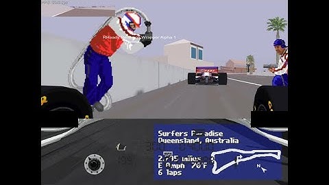 Indy Car Racing 2 (Work in progress vid #6) with RReady Rendition Verité @4k