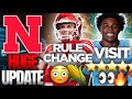 New Rule CHANGES Nebraska Forever😳🌽+ SURPRISE 5-STAR VISIT💎+ Ahmad Note + Old Dana | Husker Football