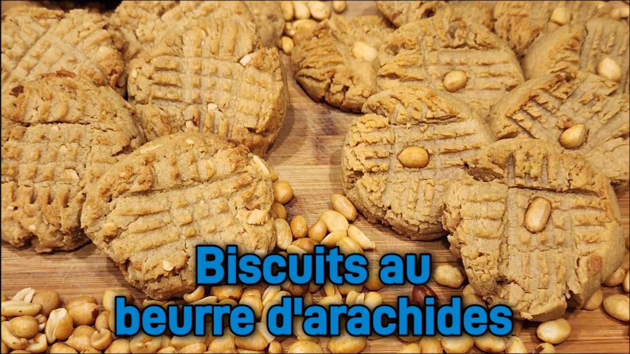 Biscuits au beurre d’arachides 