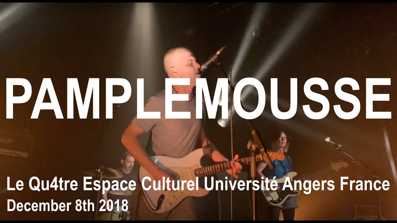 Pamplemousse Live Full Concert 4k Le Qu4tre Université Angers France December 8th 2018 Youtube