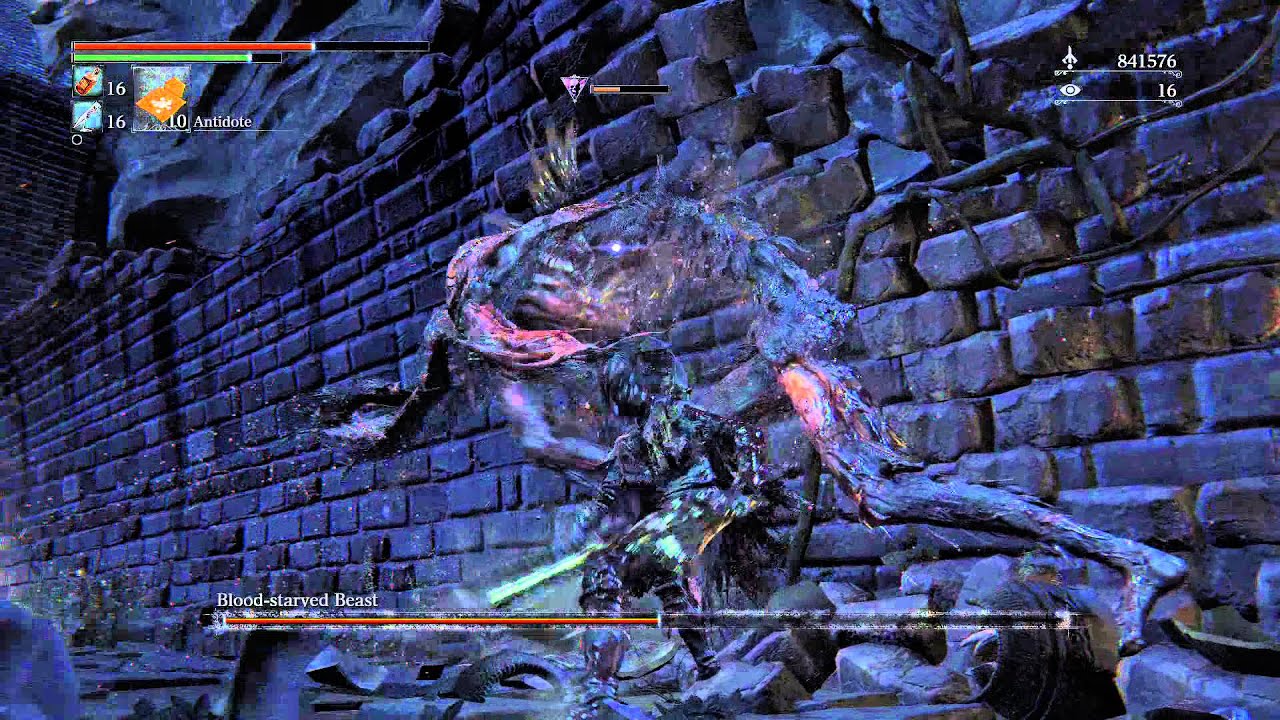 Bloodborne™ - Blood-starved Beast - New Game Plus - YouTube