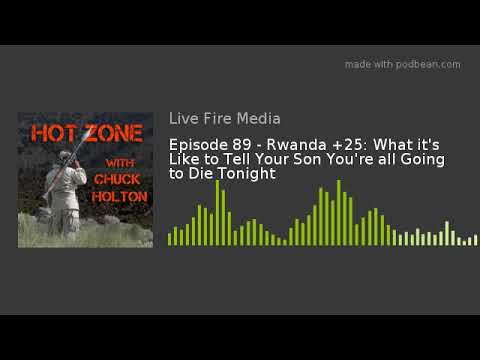 Episode 89 - Rwanda +25: What it's Like to Tell Your Son You're all Going to Die Tonight newspaper mockup