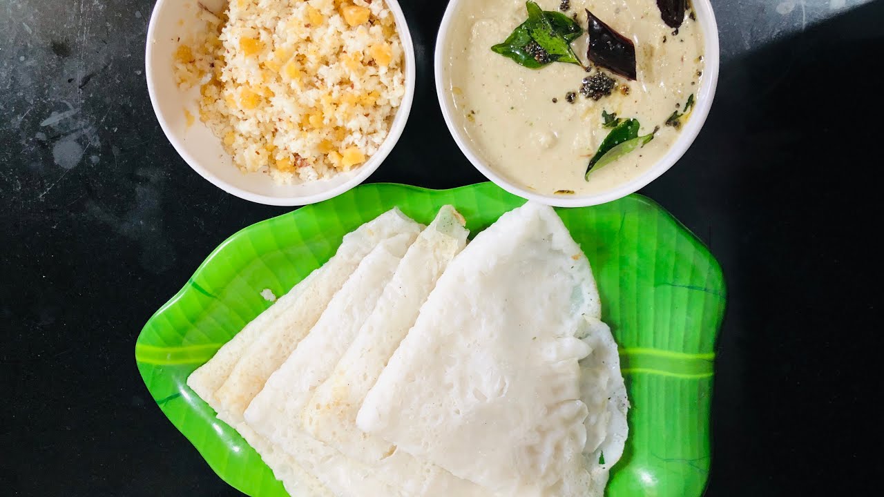 EP 42 Neer Dosa ( Karnataka special) & coconut chutney YouTube