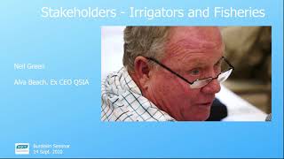 NQCC Burdekin Seminar (13/13) - Stakeholder comments | irrigators and fisheries