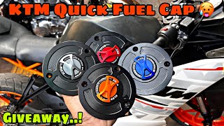 KTM Modification 🔥 | KTM Quick Fuel Cap | Power Parts | modified ktm rc | Techno khan