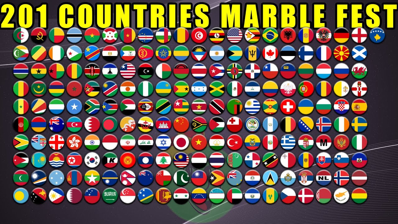 201 Countries Marble Race / Marble Race King