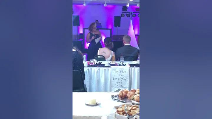 Wedding speech,  yes I tried wrapping