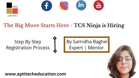 TCS Ninja 2022 | Step by Step Registration Process | The Biggest News