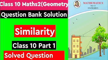 Question Bank Solution | Similarity  Mcq & Objectives |Class 10 Maths 2 Part 1  MH Board