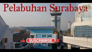 Dermaga Surabaya Kabut Tebal Di Pagi Hari