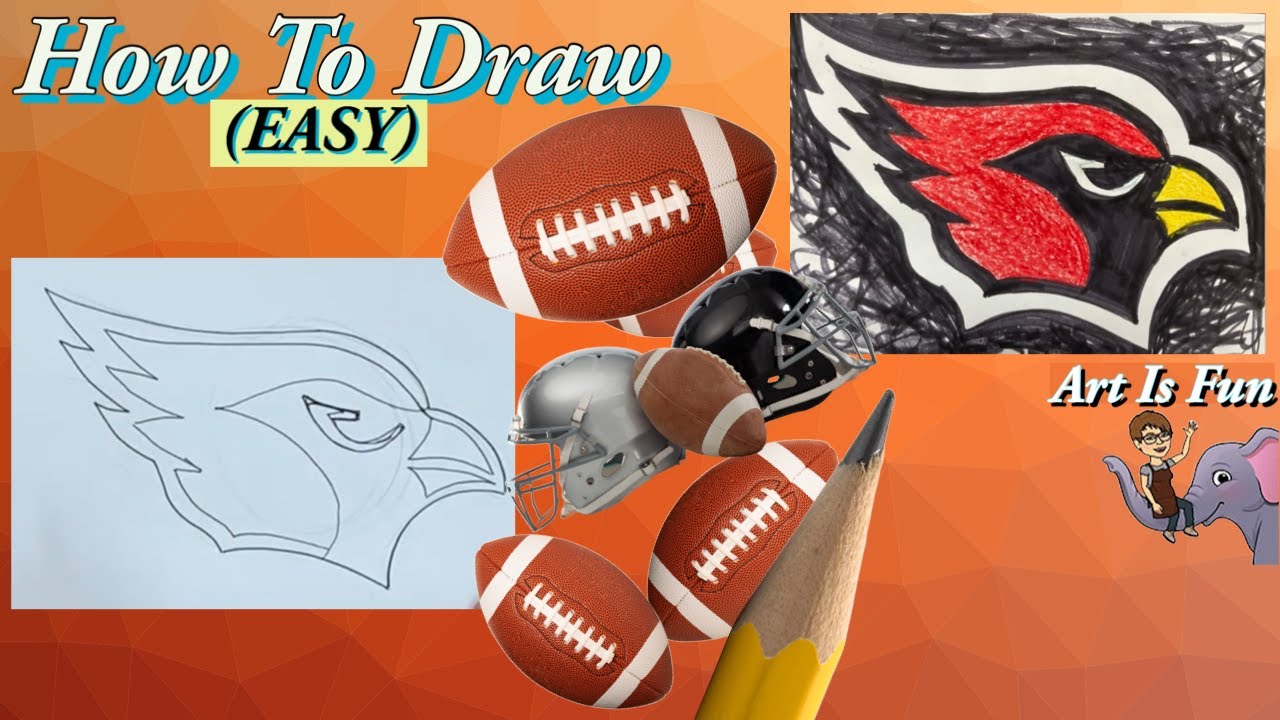 How to Draw The Arizona Cardinals Logo YouTube