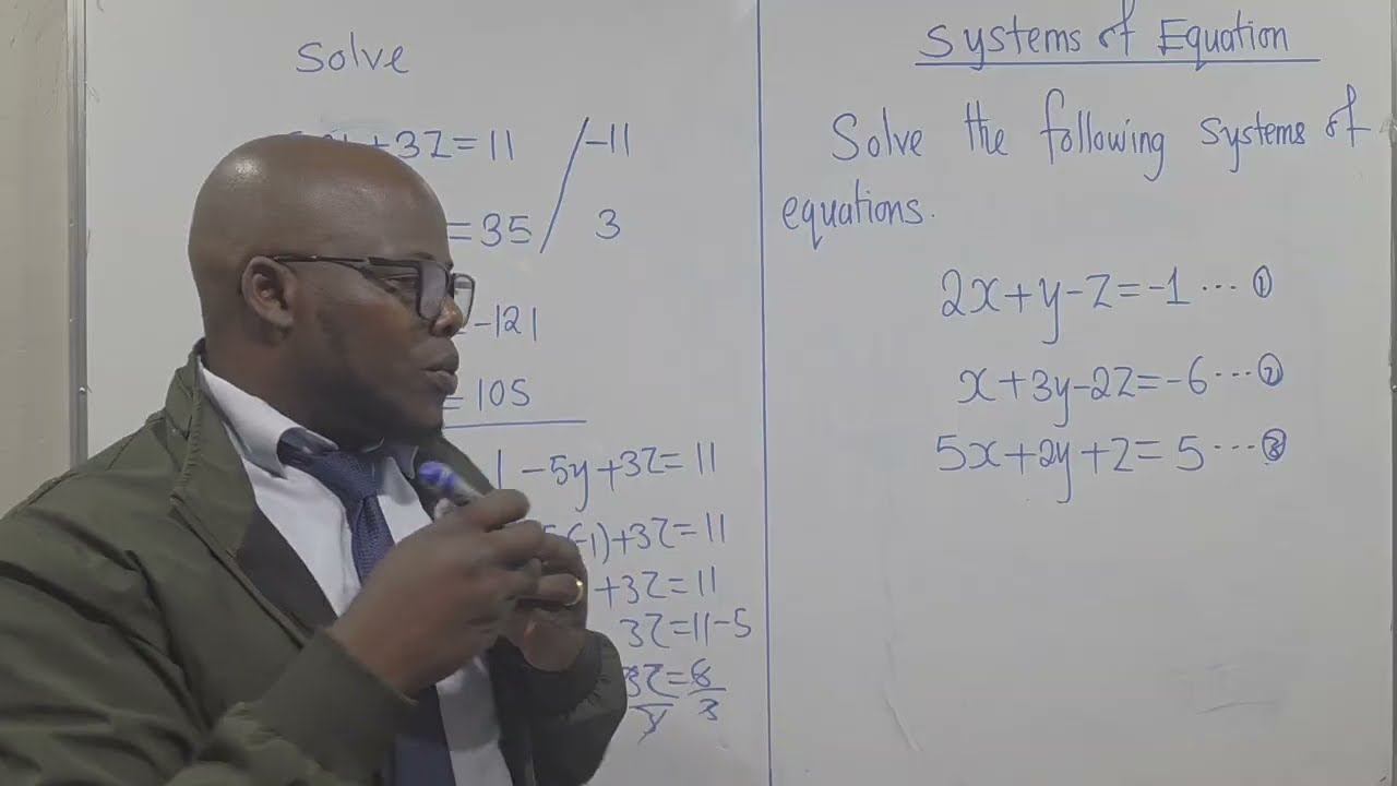 Solving Systems of Equations with Three Variables Using Elimination Method