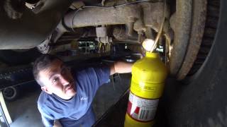 Changing a Brake Line and Bleeding the brakes on the 1999 Suburban
