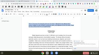 Text Help's Read Aloud on Google Doc