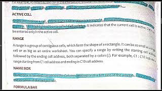 CLASS 5 COMPUTER CH 9 THE MICROSOFT EXCELKIPS LEARINING  EXPLANATION KIPS PART 1