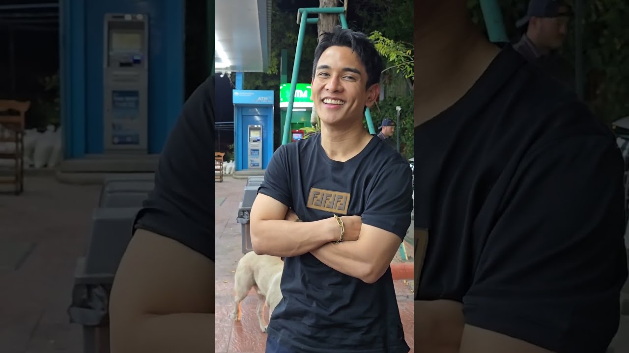 กัน นภัทร พูดคุยกับแฟนคลับหน้า 7-11 หลังจบงานมหกรรมอาหารพื้นบ้าน @วัดหลังคาขาว อยุธยา 25-4-25