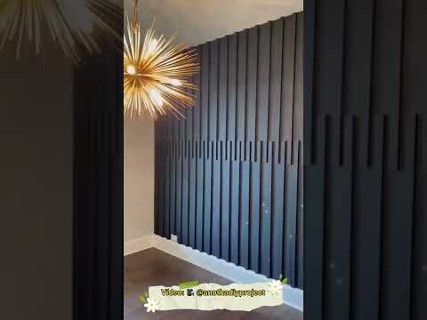 Vídeo: Decoração de parede com madeira no interior
