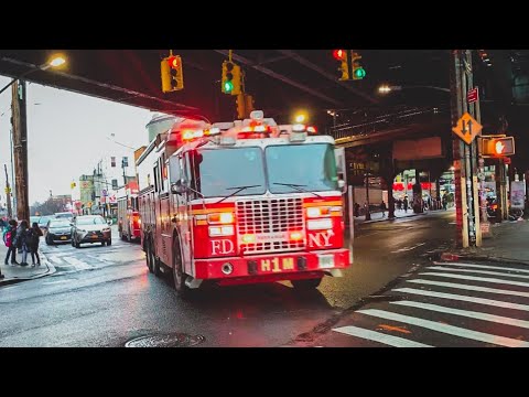 FDNY HazMat 1 Responds to Brooklyn Gas Leak - YouTube