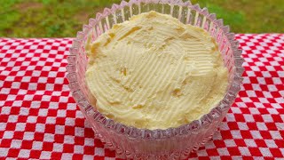 Manteiga Caseira Deliciosa feita com Nata?