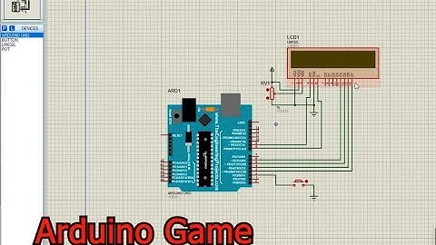 Arduino Game Project - How to make Arduino LCD Game