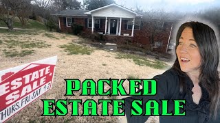 Full This ESTATE SALE was PACKED from top to bottom! | Thrift with me| eBay reseller Guide