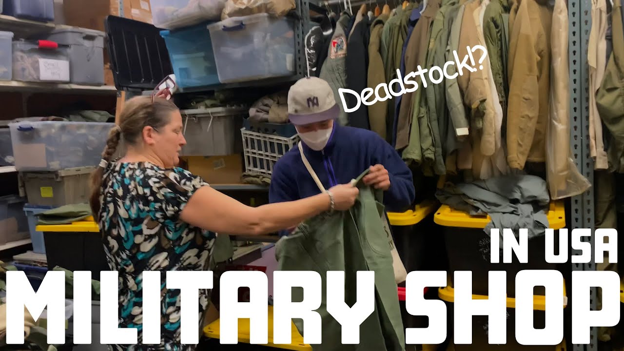 【アメリカ買付】ミリタリーショップの裏側に潜入‼︎大量のデッドストックを発見⁉︎