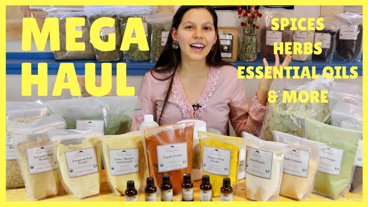 MEGA PANTRY HAUL | Ethnic Spices, Medicinal Herbs, Essential Oils