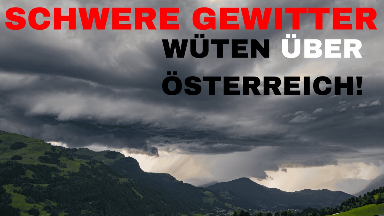 SUPERZELLE mit HAGEL in den ALPEN von ÖSTERREICH! / Staffel 2 - Folge 8 | SturmHunters NRW