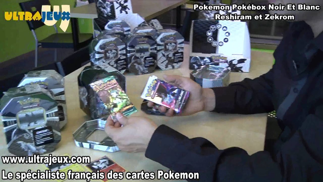 Pokemon 2011 Tin Box Noir Blanc Reshiram Et Zekrom Www Ultrajeux Com Open The Box Youtube