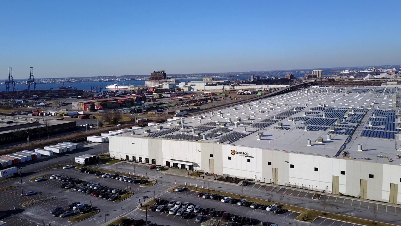DJI Mavic Pro Amazon Fulfillment Center Baltimore YouTube
