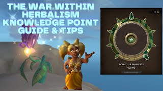 The War Within Herbalism Knowledge Point Guide