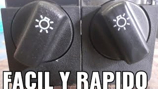 HOW TO CHANGE A LIGHT KNOB IN 1 MINUTE | CHEVROLET CORSA