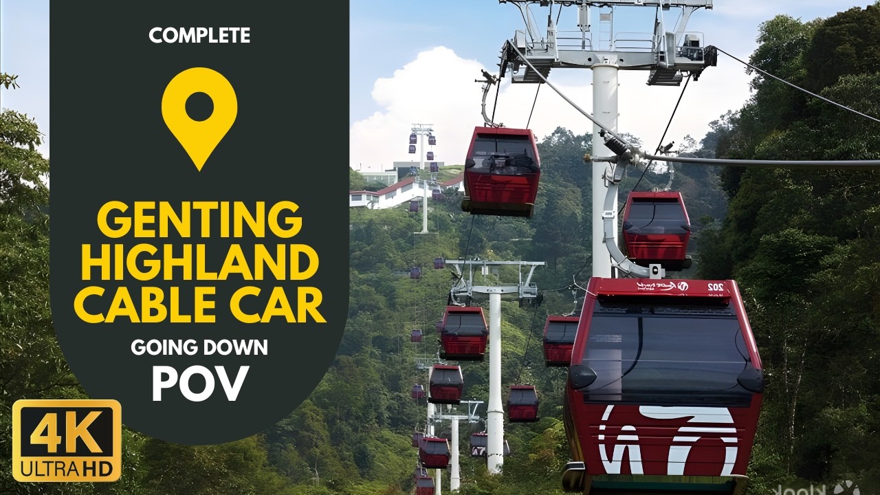 Genting Skyway Cable Car Going Down | Complete Ride POV | Malaysia Travel