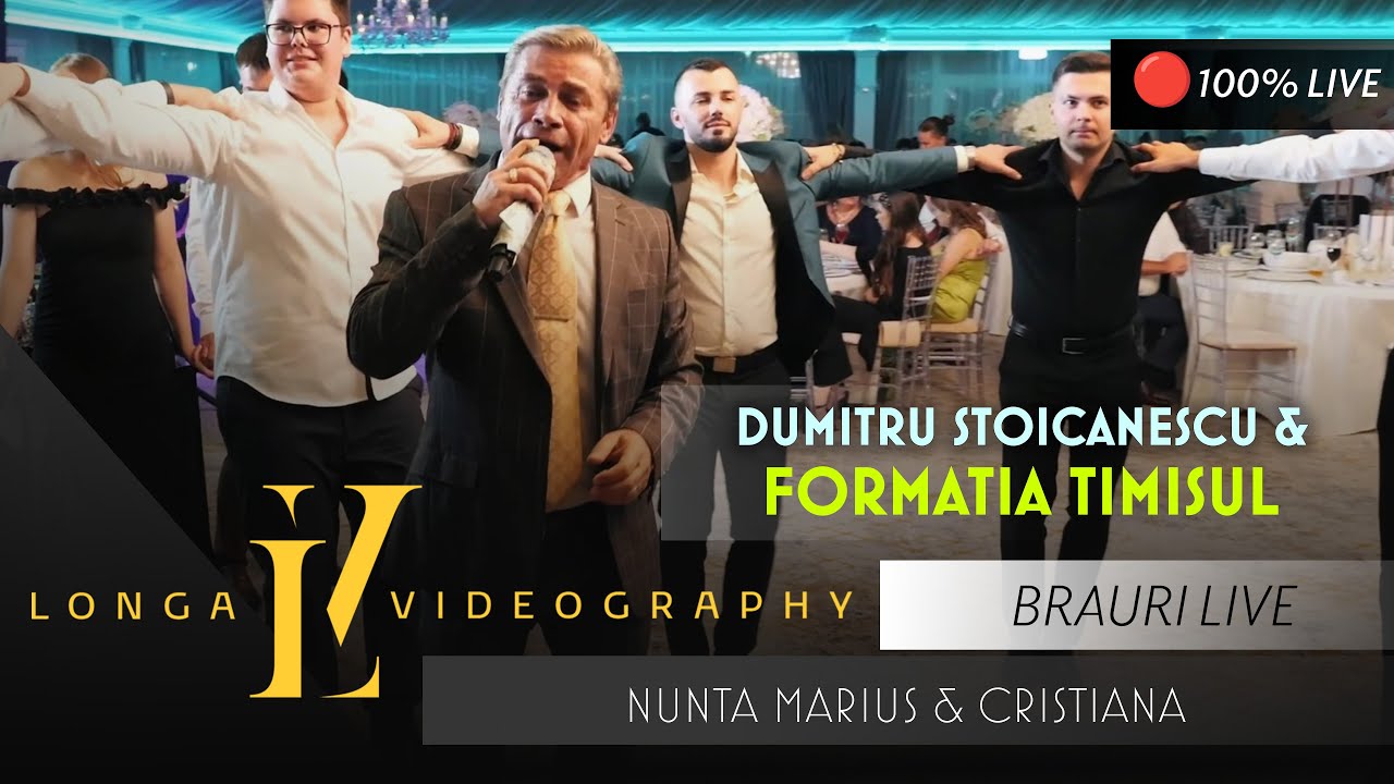 Dumitru Stoicanescu & Formatia Timisul - Colaj Brauri LIVE 🎵 Nunta Marius & Cristiana